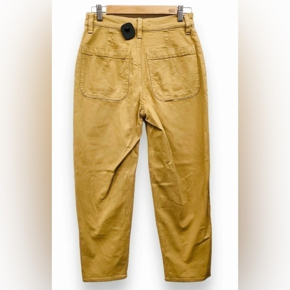 Madewell Vintage Tan Utility Cargo Pants Bohemian Bootcut Jeans Womens Size 2 - Picture 3 of 3